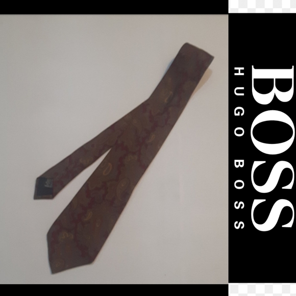 Hugo Boss Paisley floral silk tie - Picture 2 of 9